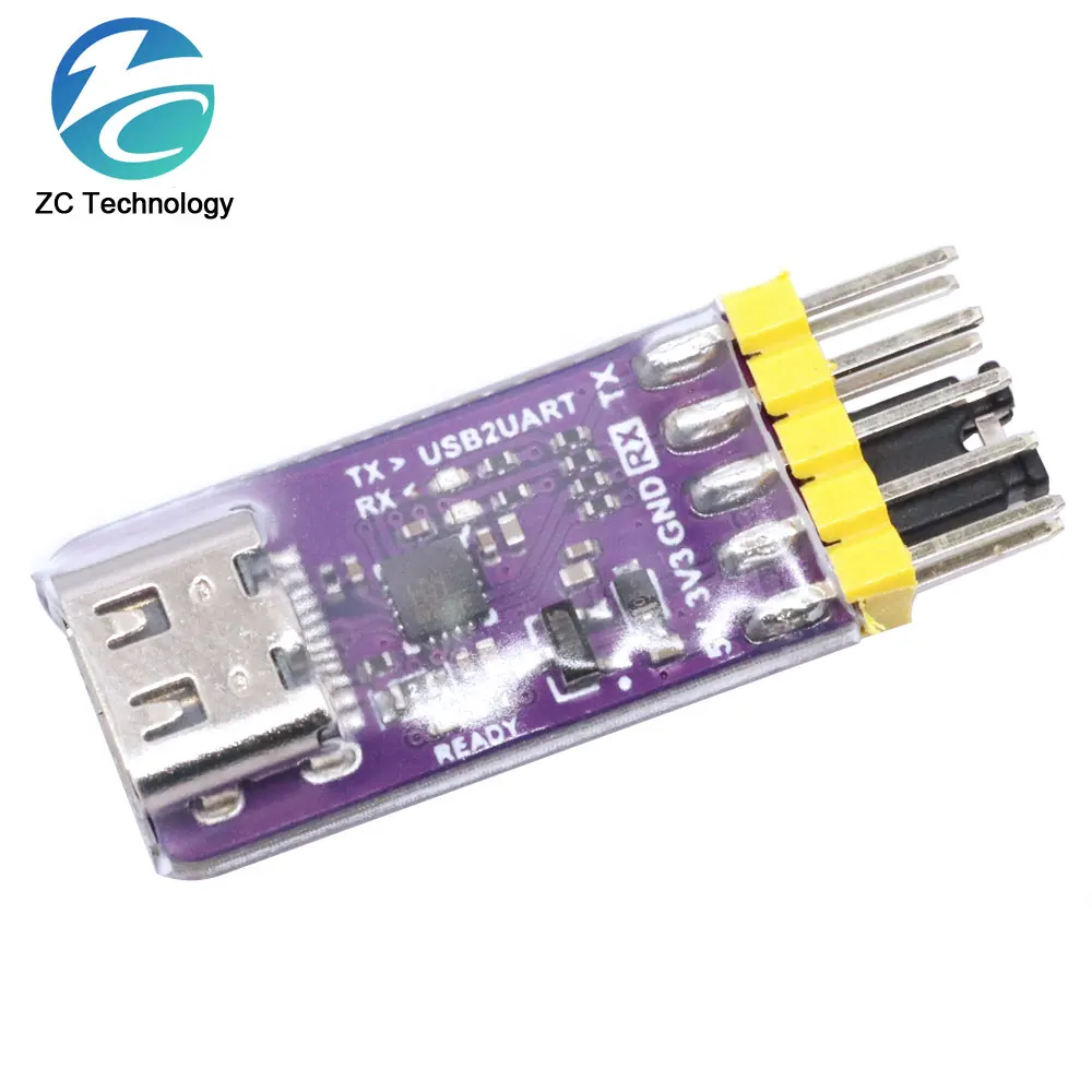 USB To Serial Port Module 6Mbps 5V/3.3V TTL CH343P Debugging Burning And Downloading Type-C Switch Instead CH340