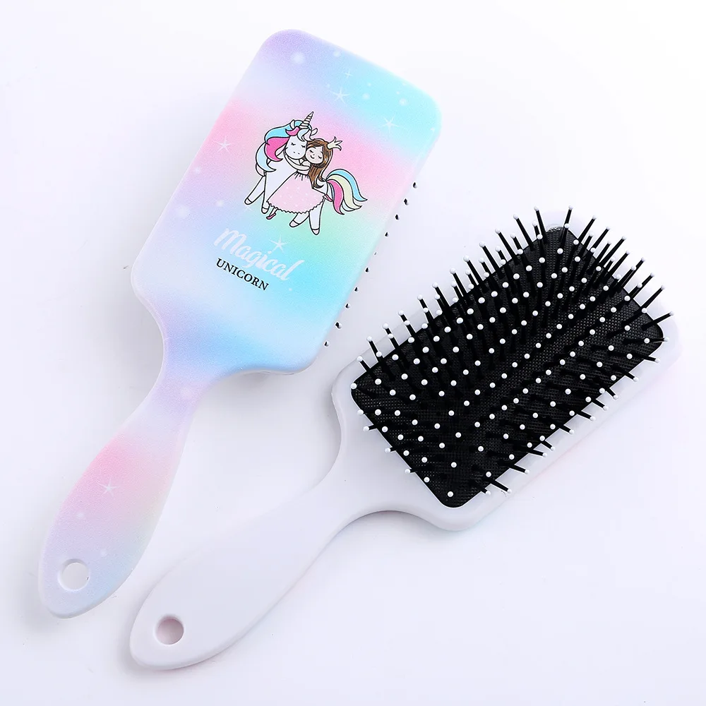 New Cartoon Print Cute and Fashionable Claus Hair Comb Hair Care Massage Airbag Hair Brush Barber Accessories Styling Tools Comb