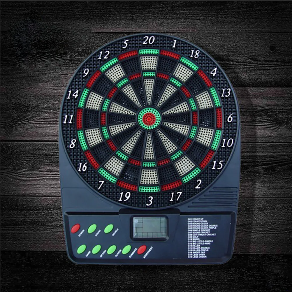 Automatic Scoring Dartboard Electronic 8 Inch Tournament Quality Ultra Thin Spider Wall Protection Missed Dart Catch Ring 18