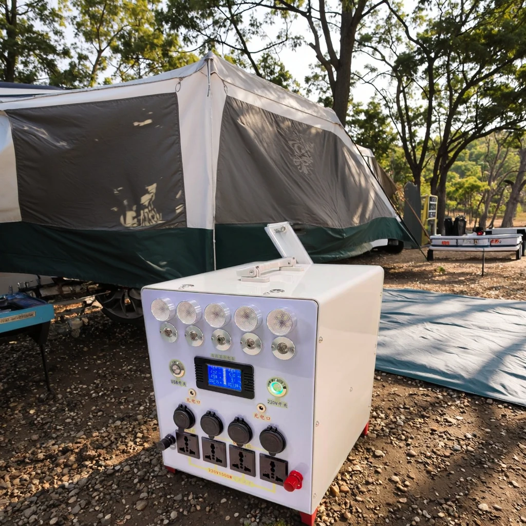 

Hand-cranked generator provides stable battery life power for outdoor live broadcast equipment