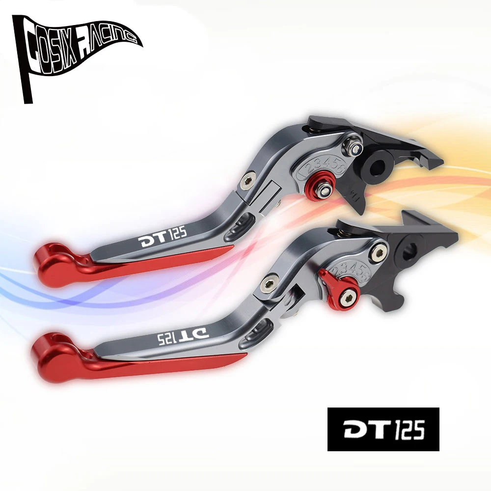 

Fit For DT125 R DT125 RL DT125RL Motorcycle CNC Accessories Folding Extendable Brake Clutch Levers Adjustable Handler Set