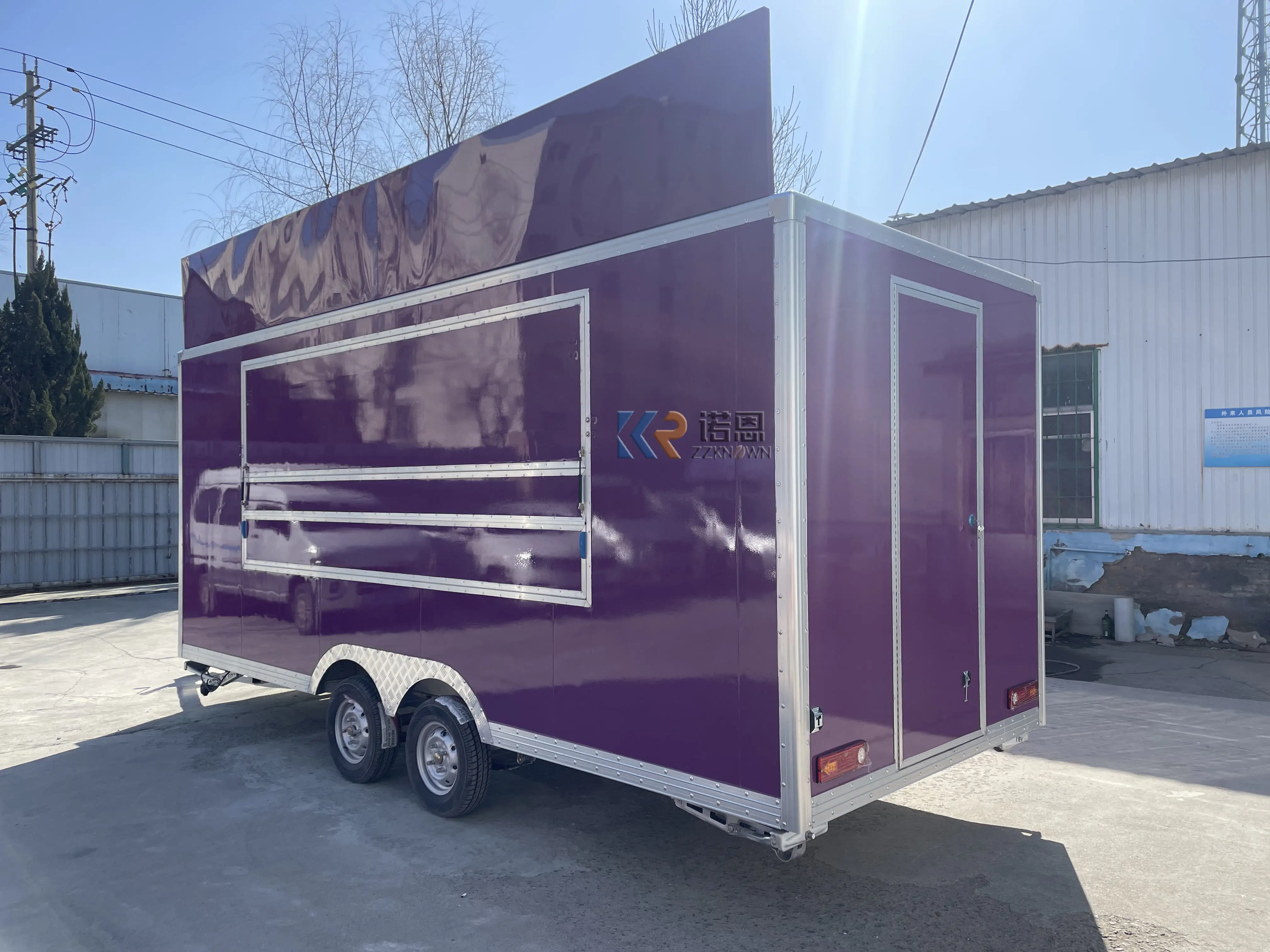 Rimorchio Mobile all'aperto dell'alimento del rimorchio degli alimenti a rapida preparazione del caffè Mobile all'ingrosso da vendere