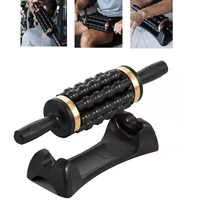 NEW Cordless Roller Body Massage Rechargeable Vibrators 360 Rolling Percussive Massager Electric Muscle Leg Foot Massage Roller