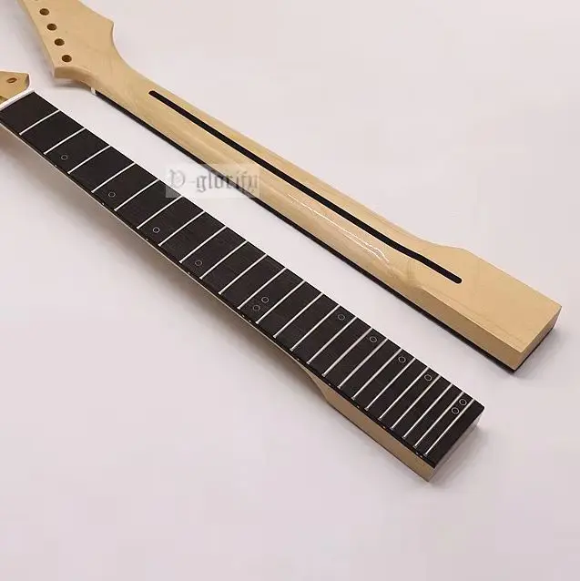 Left hand seven string guitar neck 24 pin guitar neck electric guitar T-shaped neck electric guitar DIY backhand neck maple wood