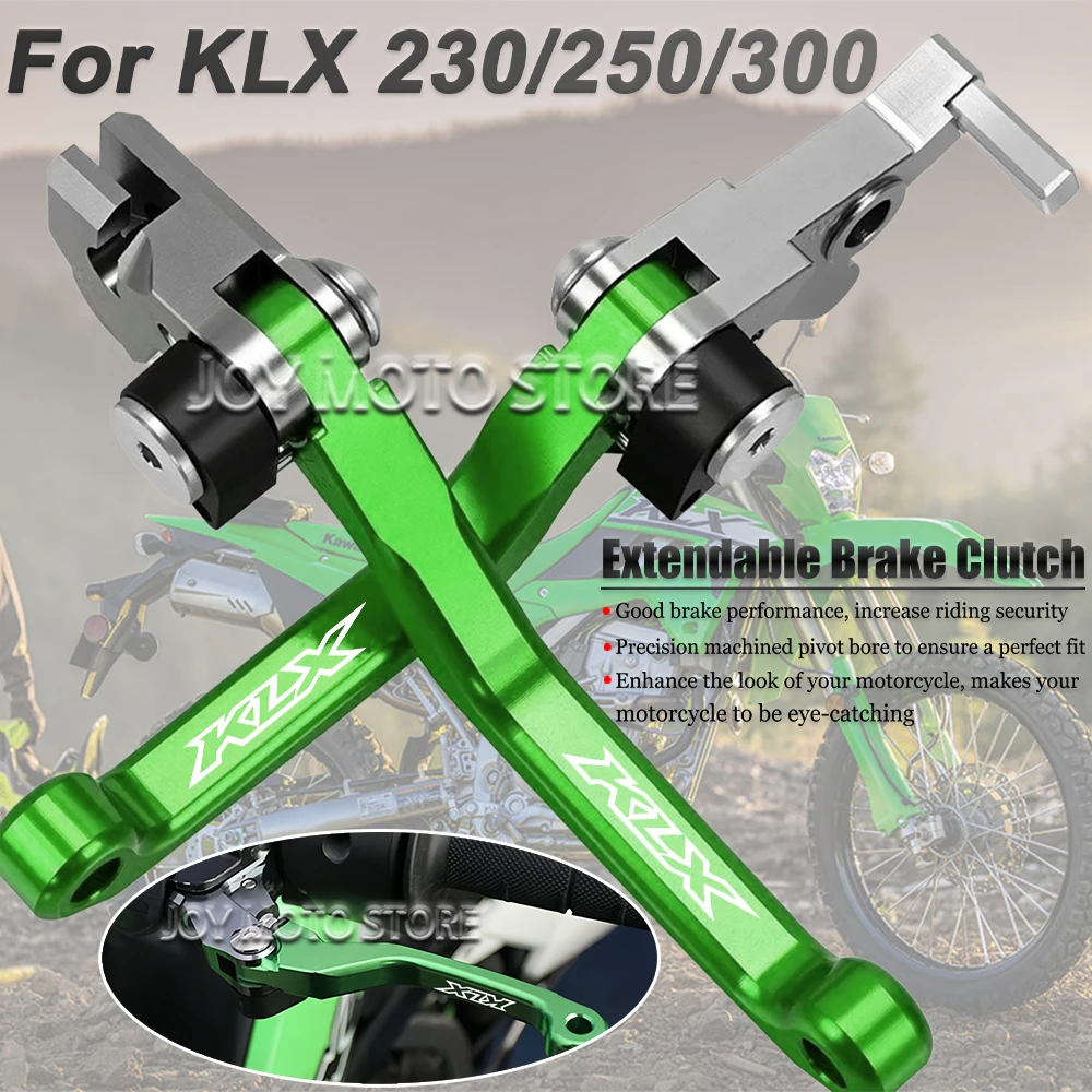 

For KLX 150 230250 300 Motorcycle Accessories CNC Adjustable Folding Extendable Brake Clutch Levers Handle