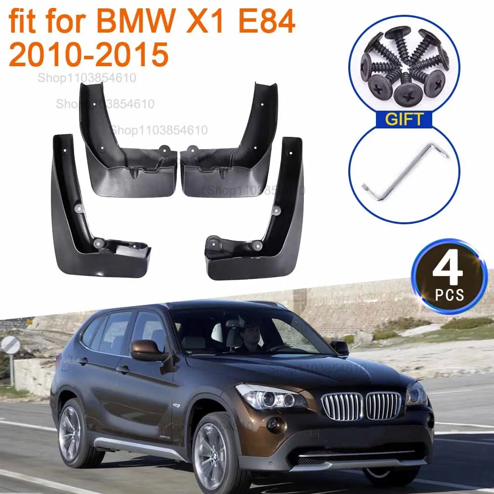 

4x for BMW X1 E84 2010 2011 2012 2013 2014 2015 Mudguards Flare Mud Flaps Guard Splash Front Rear Wheels Fenders Car Accessories