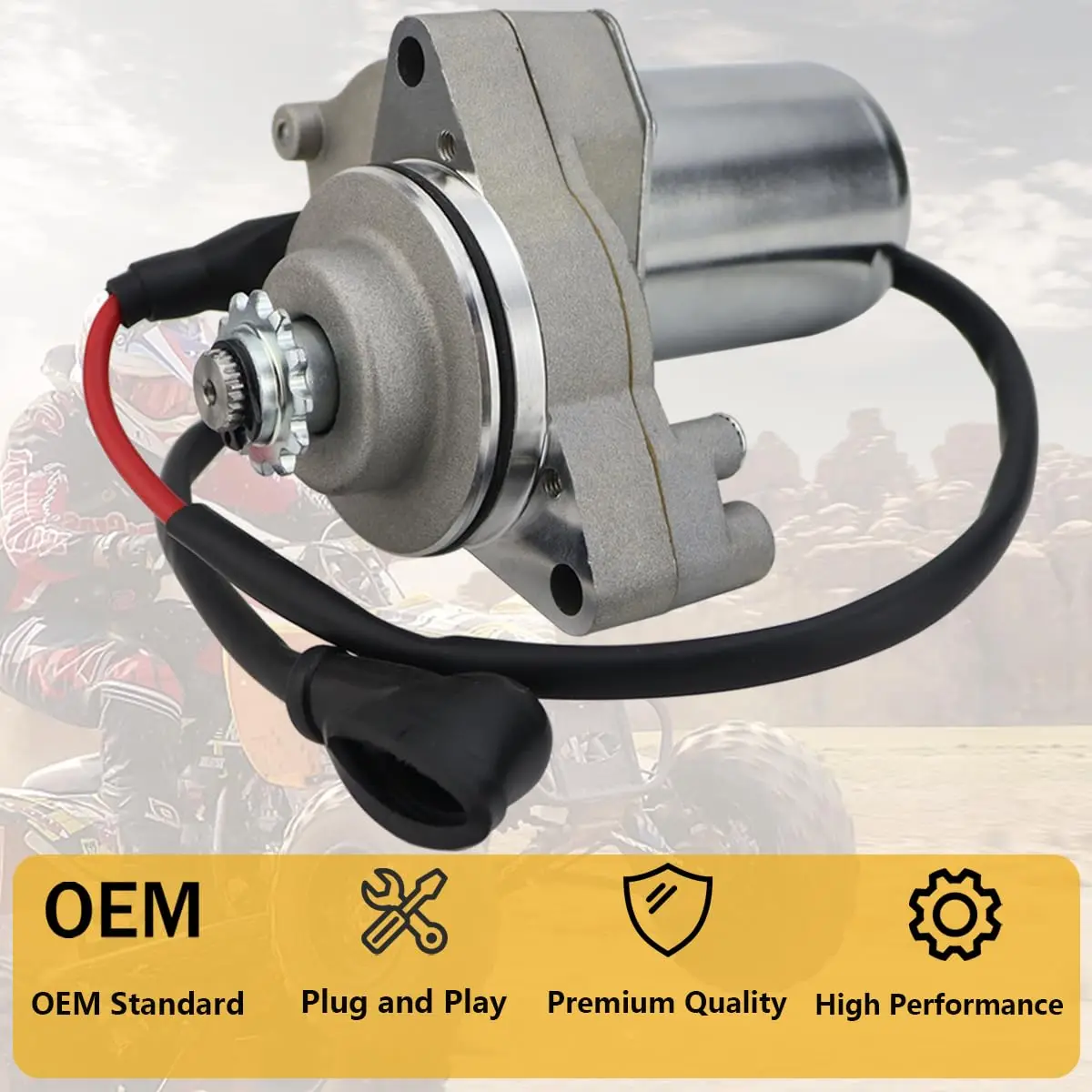 12 Teeth Starter Motor Relay Solenoid for Tao Tao 125cc 110cc-50cc ATV Coolster Motor Four 4 Wheeler Chinese Pit Dirt Bike