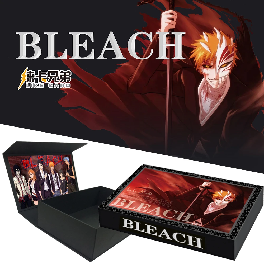 Bleach TCG Card Collection Para Crianças, Japão Anime, Original, Mais Novo, Cartoon Games Cartão, Birthday Gift