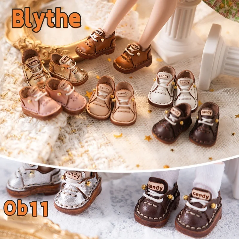 

Blythe Doll Shoes Mini Toy Accessories OB22 Shoes Small Leather Shoes OB26 Small Cloth UFDOLL Mini Body OB24 Handmade Cowhide Sh