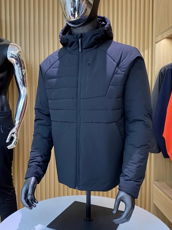 التكنولوجيا القطن ملء مقنعين Jaet الأزواج في الهواء الطلق الخريف الشتاء الدافئة Sli الرجال Faion ألياف البوليستر طويلة Sve سستة #4