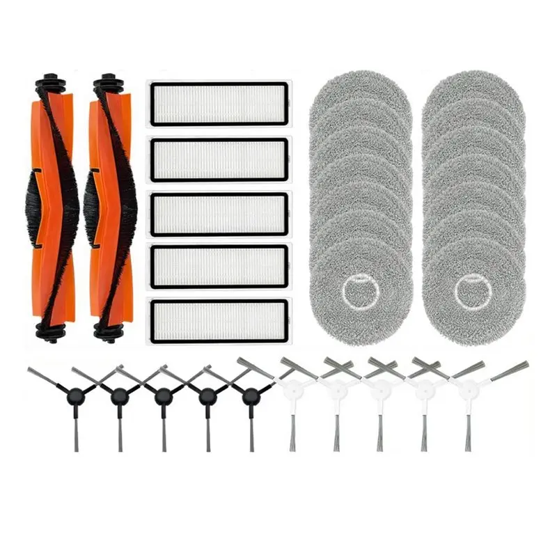 

A67Z для робота-пылесоса Xiaomi S10 + B105, S20 + B108GL, швабра 2 Pro/B113CN, швабра 3S/B108CN Сменная основная боковая щетка с фильтром, комплект швабры