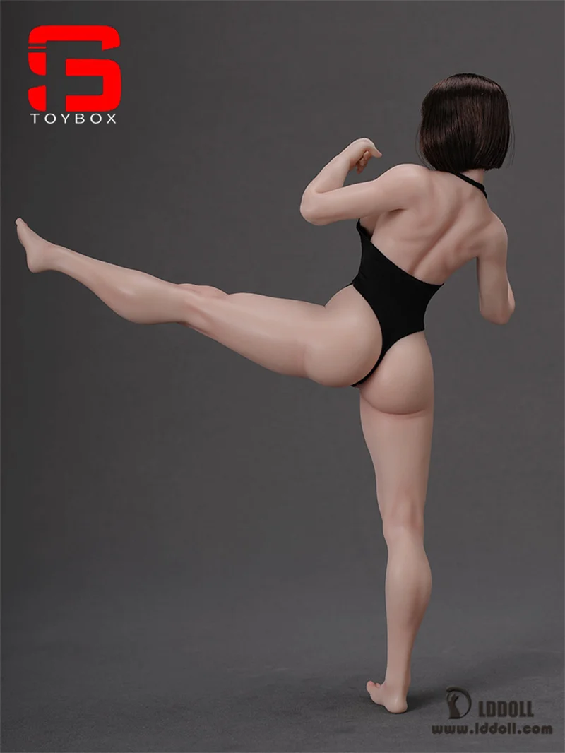 In Voorraad LDDOLL 1/6 Vrouwelijke Spier Naadloze Lichaam 29 cm Super Flexibele Action Figure Body Fit Soldaat OB Kimi Speelgoed HT Head Sculpt