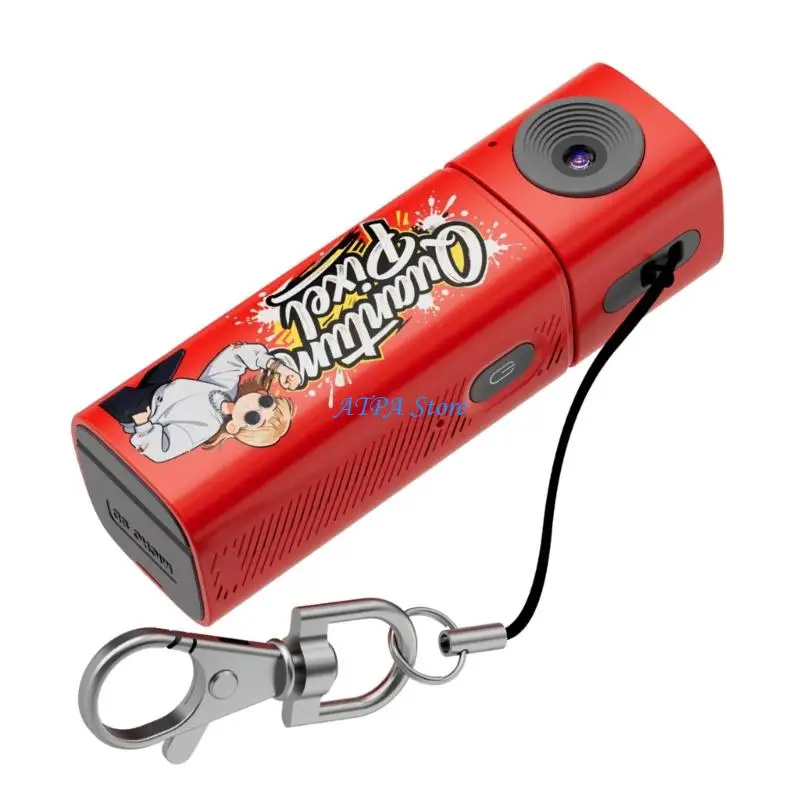 

U13C Мини-камера с милой помадой и портом для зарядки типа C, легкая для ключа