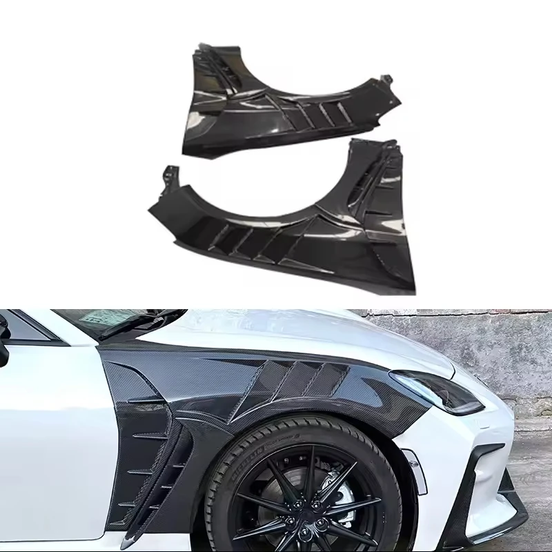 

GR 86 BRZ Carbon Fiber Fibre Front Fender Air Vent for Subaru BRZ Toyota GR86 2020+,After actual vehicle installation Test