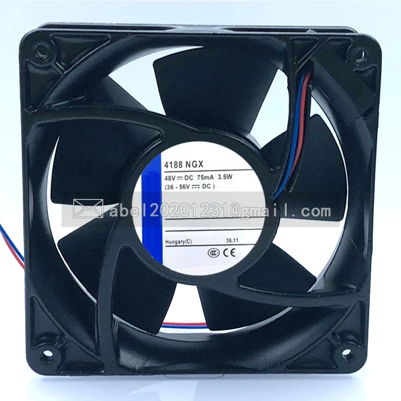 

BRAND NEW 4188NGX 4188 NGX DC 48V ORIGINAL COOLING FAN COOLER 119 x 119 x 38 mm