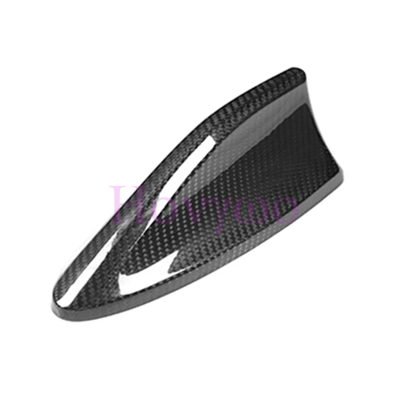 ألياف الكربون الحقيقية سقف السيارة زعانف القرش هوائي غطاء الكسوة لسوبارو BRZ لتويوتا GR86 2022up #3