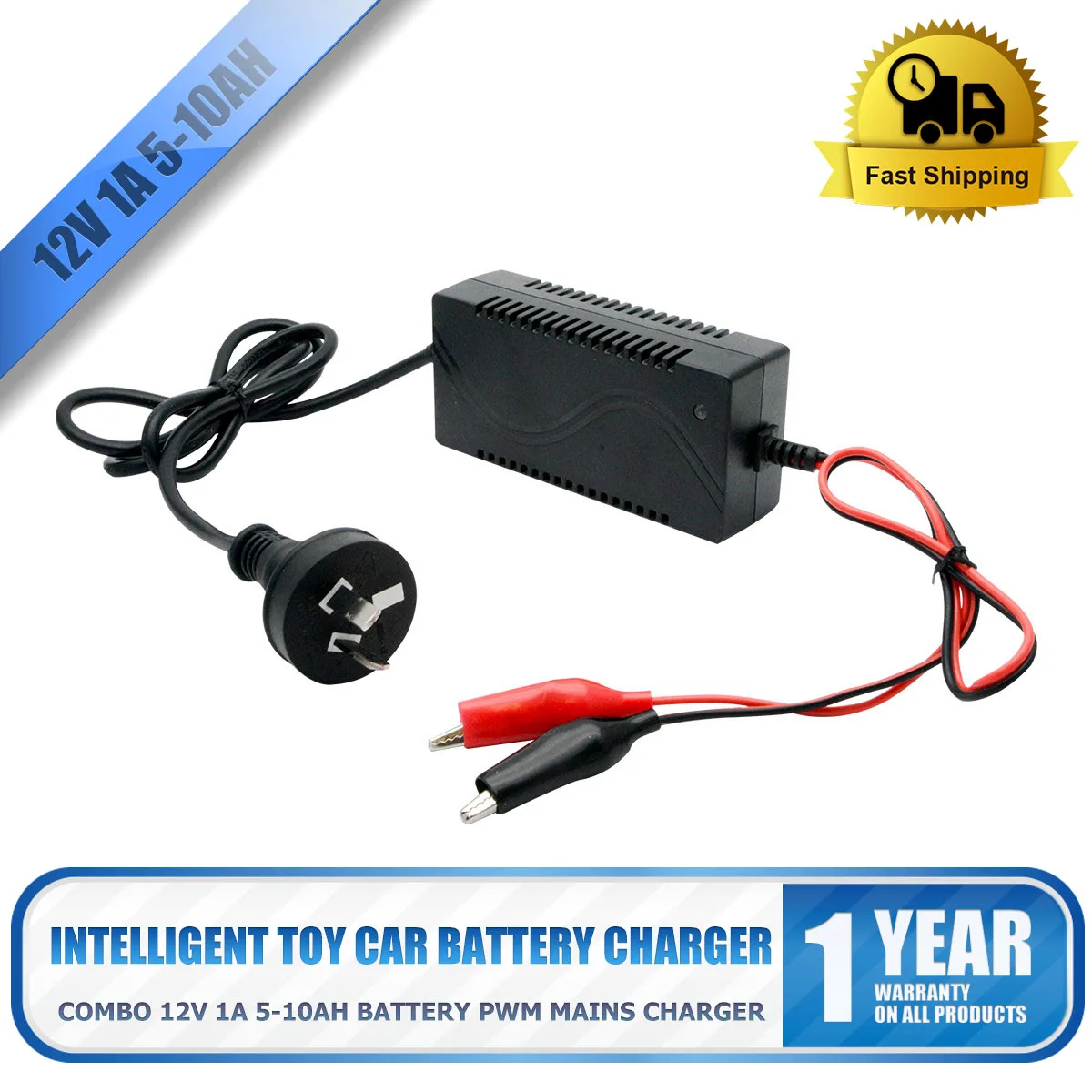 Intelligent Car Battery Charger 12V 1A 5-10ah Combo Intelligent Toy Battery PWM Main Charger