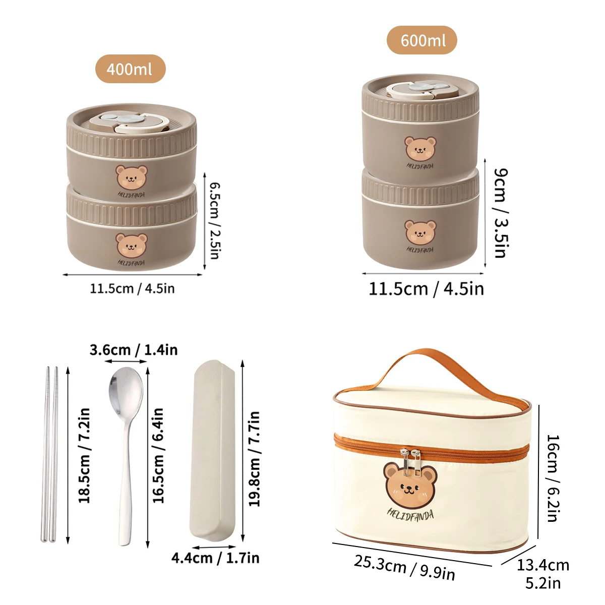 WORTHBUY Leuke Thermische Bento Draagbare 304 Roestvrijstalen Lunchbox Verwarbare Verzegelde Lekvrije Voedselcontainer Voor Kinderen