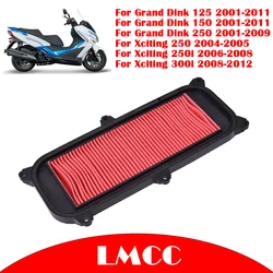 Motorcycle Engine Air Filter Cleaner Air Intake Filter Element For KYMCO Grand Dink 125 150 250 Xciting 250 250i 300i