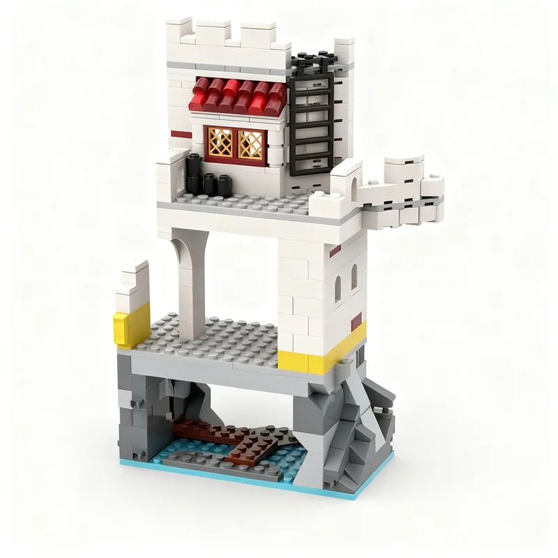 370pcs MOC Icons Eldorado Fortress Circlest Mod Model Building Blocks Art Craft Assemble Collection 3D Brick Creative Birthday - view 3
