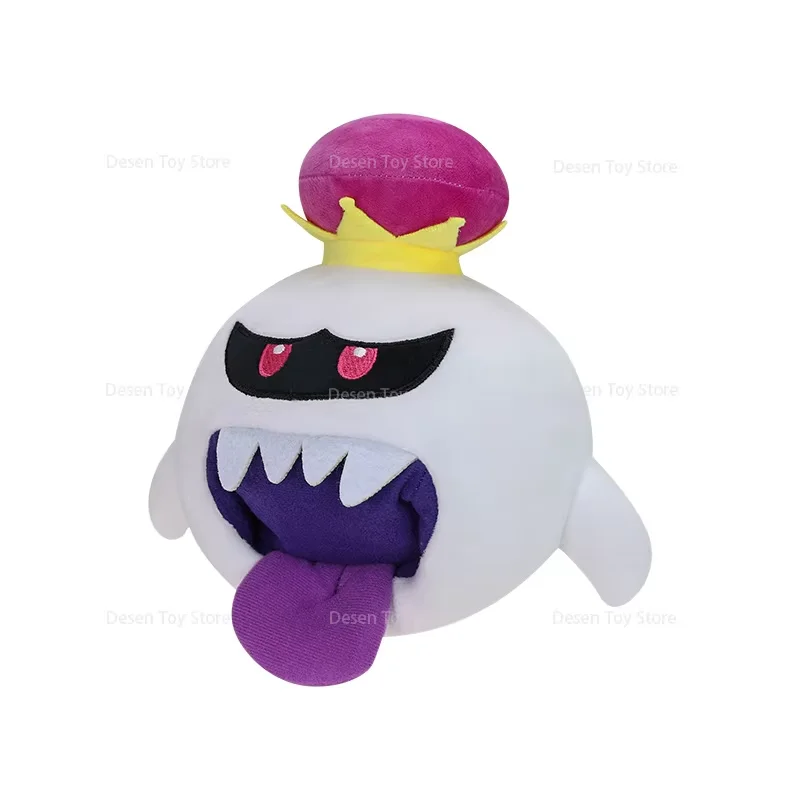 New Mario Bros Plush Toys King Boo Tongue Sticking Ghost Stuffed Toys Anime Doll Plushie for Kids Children Collection Toy Doll