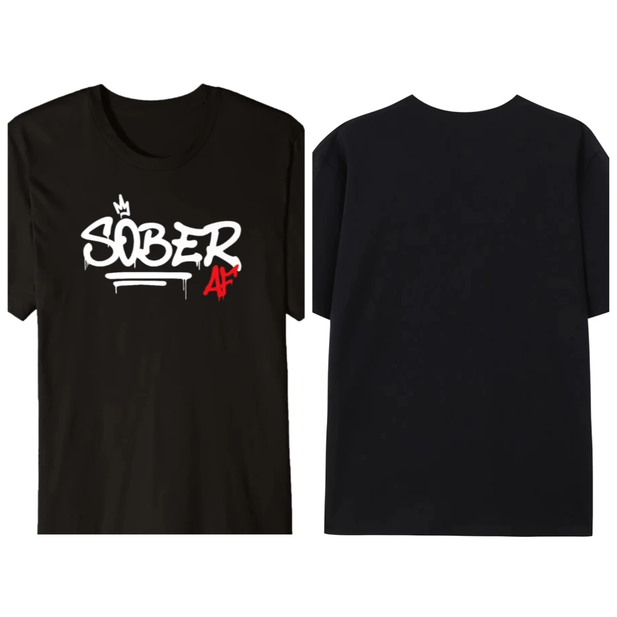 Męska i damska koszulka z nadrukiem graffiti na jesień i zimę jest wykonana z wysokiej jakości czystej bawełny i noszona jest na co dzień.