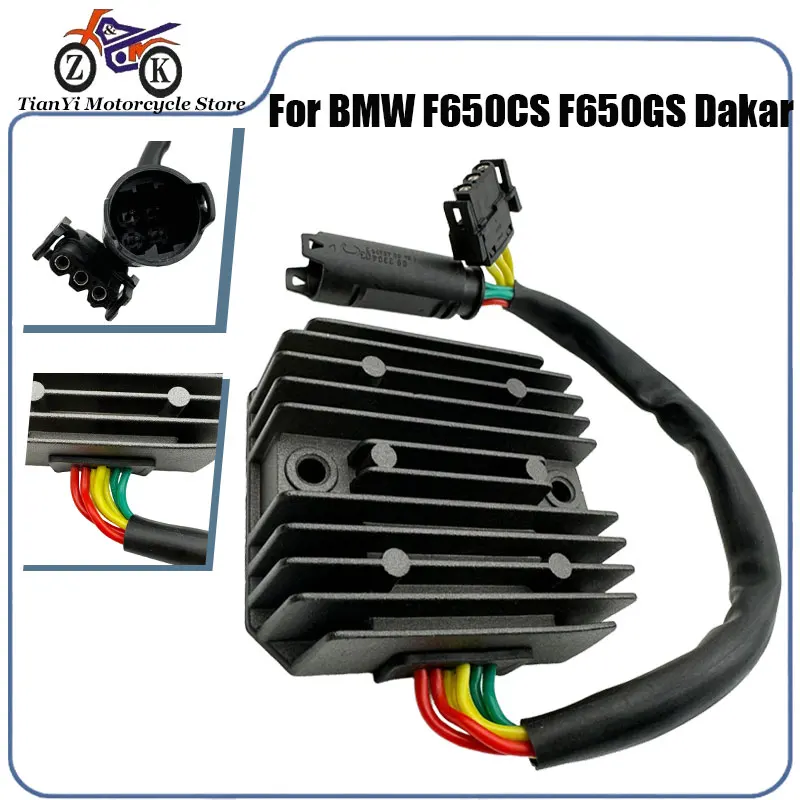 

1PCS Motorcycle Regulator Voltage Rectifier For BMW F650CSF 650GS Dakar F800GS F800ST G650GS F800S F800R C400GT C400X K09 K08