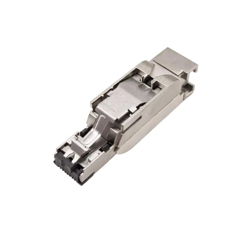6GK1901-1BB10-2AA0 voltage-free industrial Ethernet cable crystal head 4/8 pin plug 180 degrees