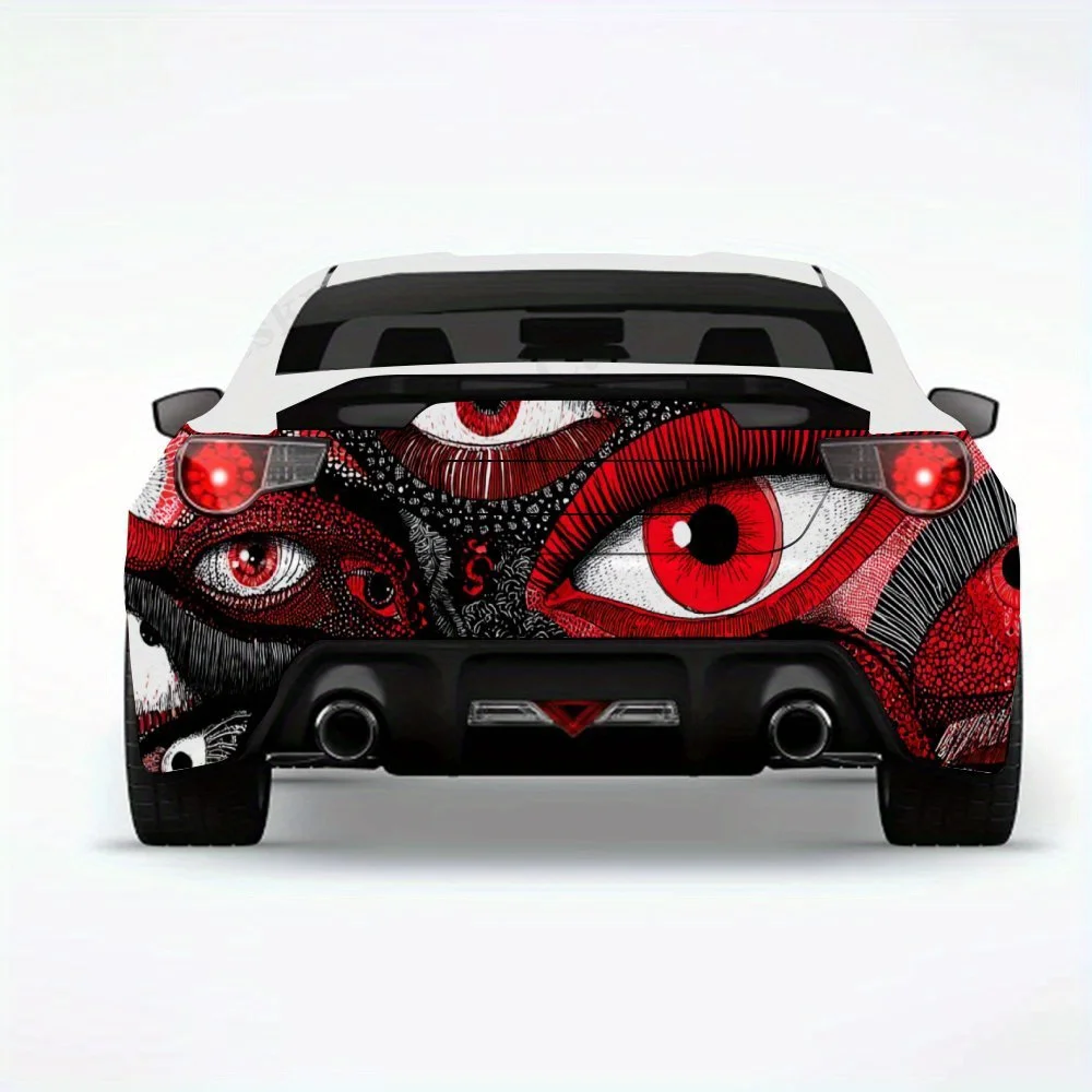 

Mysterious Eye Car Sticker,Automotive Car Vinyl Wraps for Decoration and Protection-Waterproof Self - Adhesive Vinyl Decal, Mad