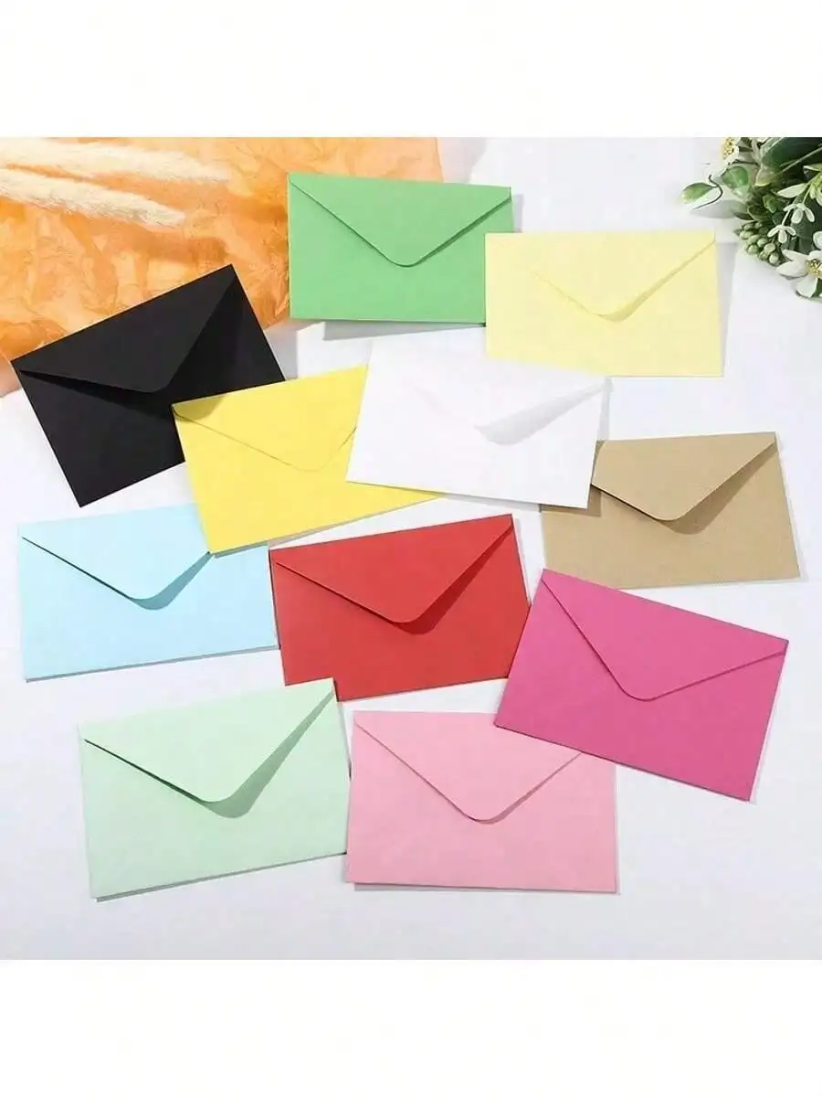

Self-Sealing Paper Envelopes – Multi Colors, Sizes for Invitations, Weddings, Parties & Christmas