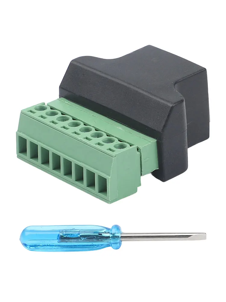 8 Pin Screw Terminal Adapter Connection 35*37*17mm 8 Pin Connector Reliable Connection Versatile Compatibility