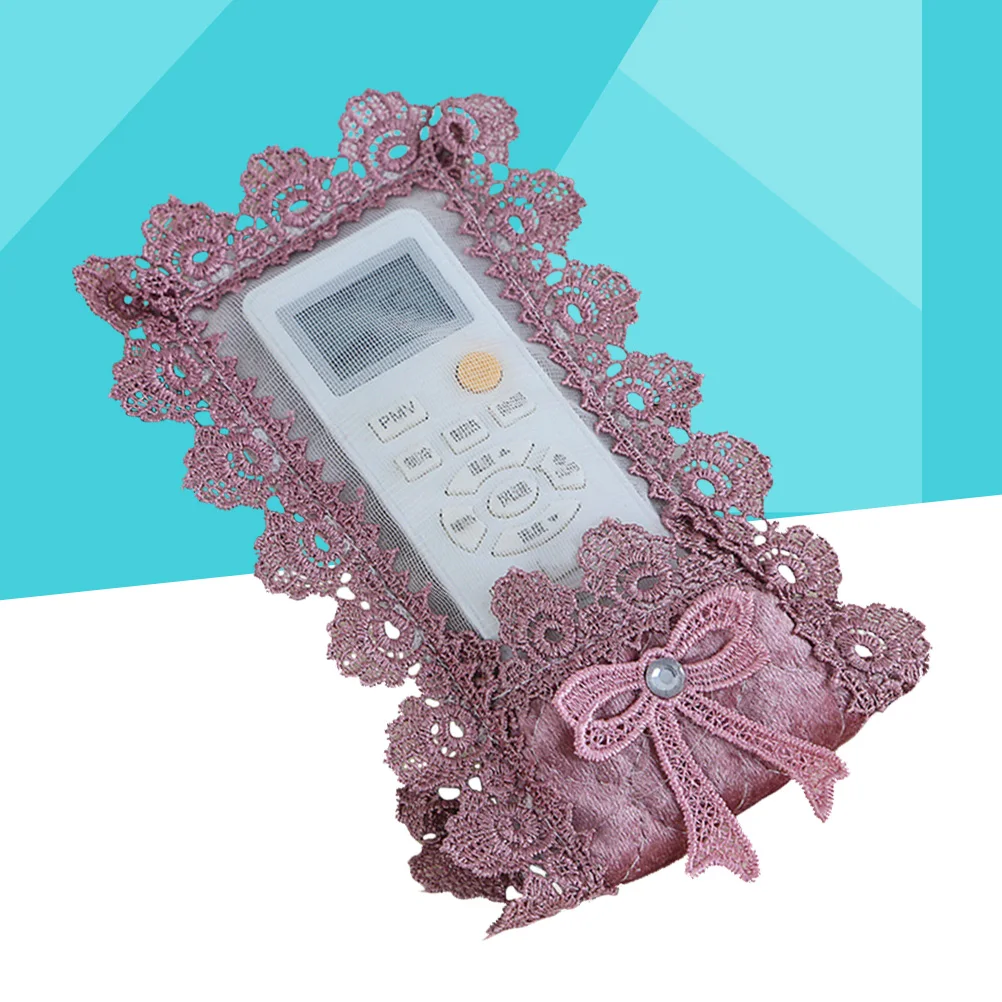 

Remote Control Cover Lace Trim Fabric European Style Protective Case for Remote Control Accessories Dust Proof GPS Car