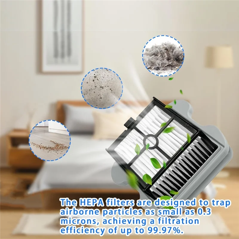 

B99A-For Roborock Dyad Pro / Dyad Pro Combo / WD2H1A / A10 Ultra Robot Vacuum Main Brush And Filters Accessories