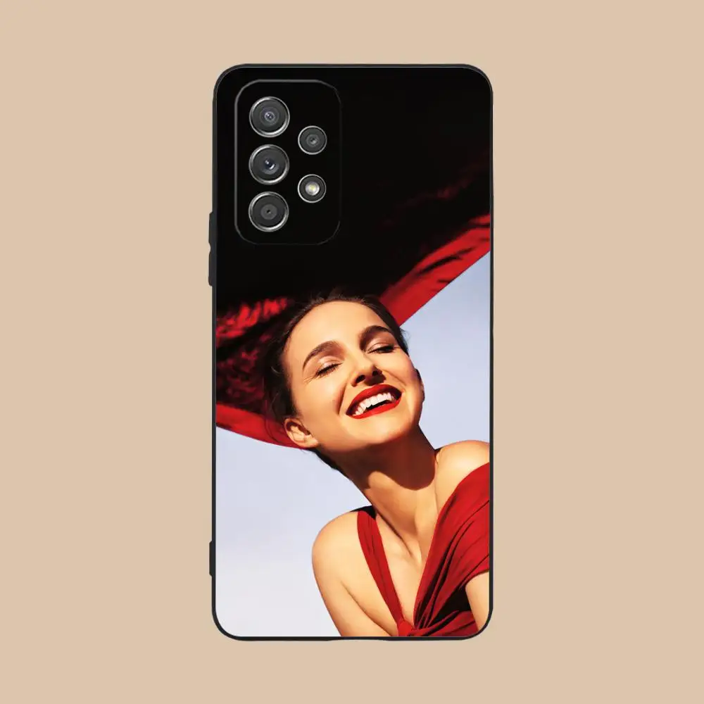 Чехол для телефона Natalie Portman Samsung Galaxy A57 56 55 54 53 52 51 37 36 35 34 33 32 31 5G мягкий противоударный чехол из ТПУ