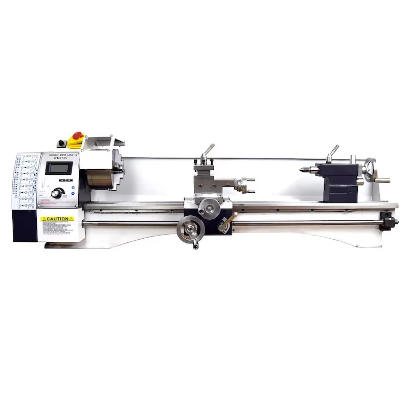 Mini Metal Lathe Machine 7"x12" 550W Variable Speed 50-2500 RPM 3 Jaw Chuck for Metalworking Turning Drilling Threading