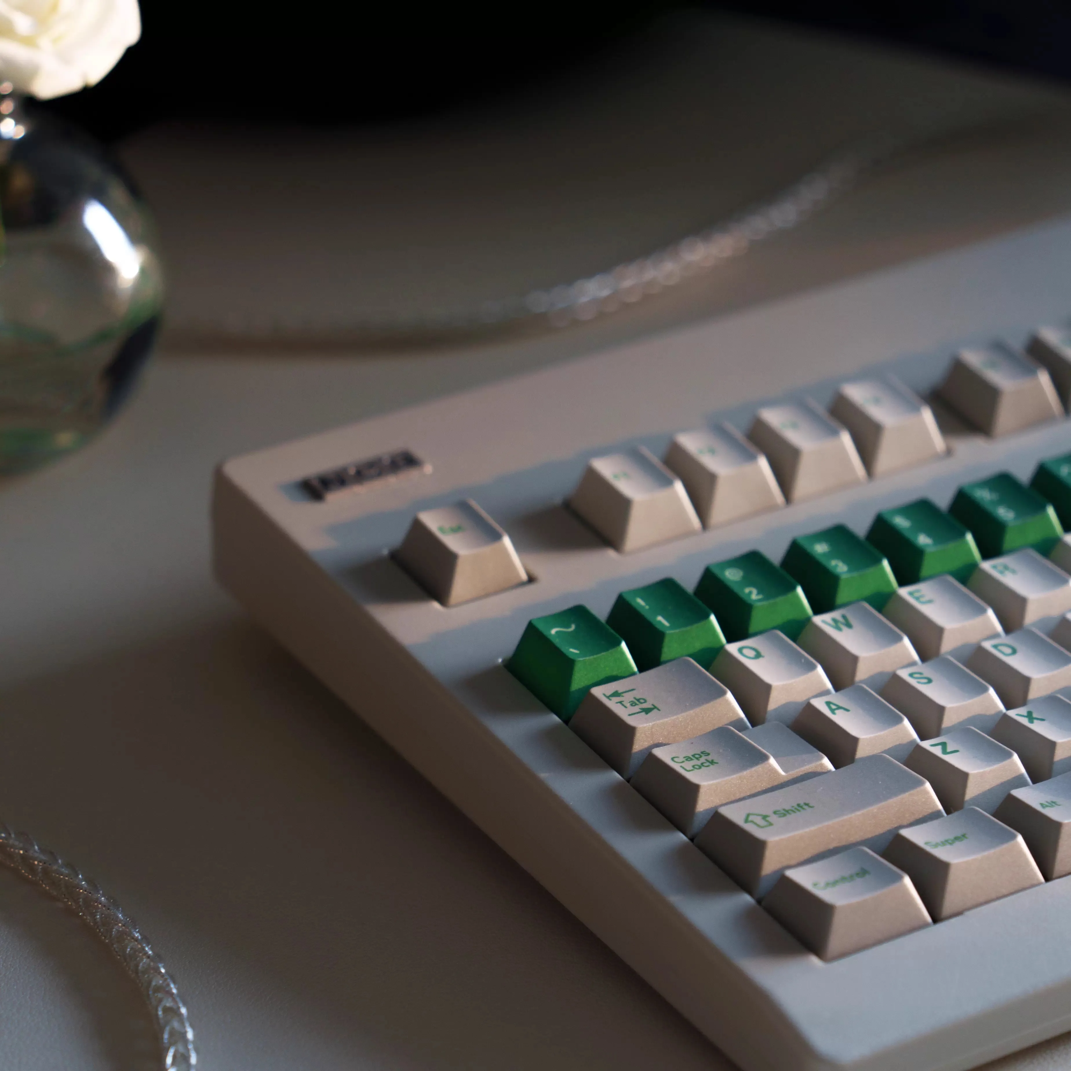 GMK Green Alert Theme Keycaps Set PBT Sublimation Cherry Profile Custom Original Handmade Keycaps for Mechanical Keyboard Gift