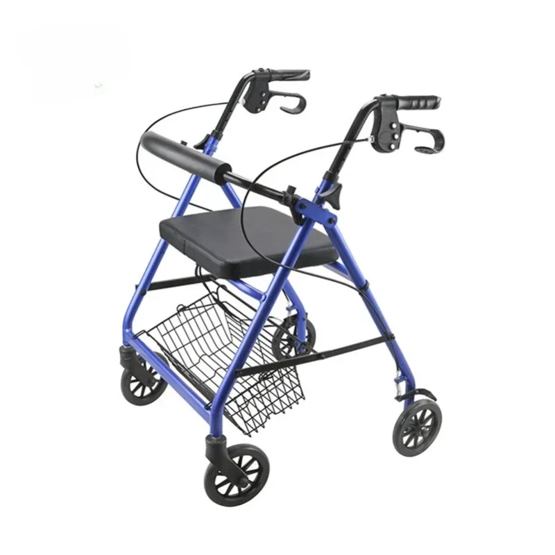 Big Basket Walker Rollator For Old Disabled