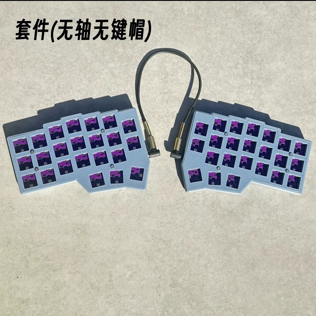 Corne V4 Wired Split Keyboard Kit Customized RGB Hot Swap RP2040 Single Mode Corne Split Mechanical Keyboard for VIAL Ergonomics