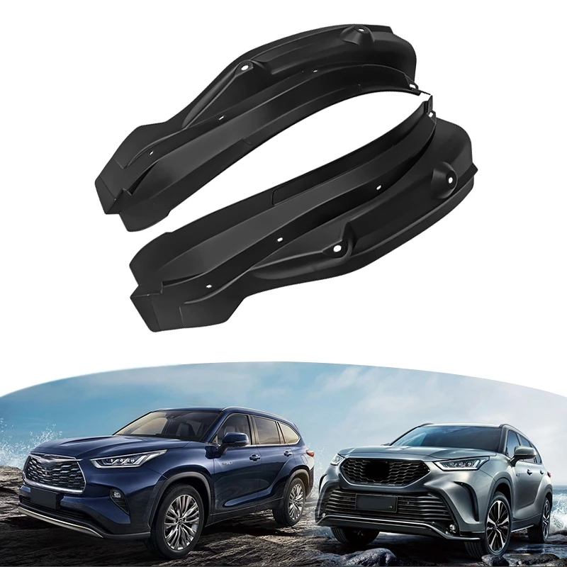 Mudguard For Toyota Highlander Crown Kluger 2021 2022 Car Fender Anti Dirt Cover Rear Tire Protection Mat Modification