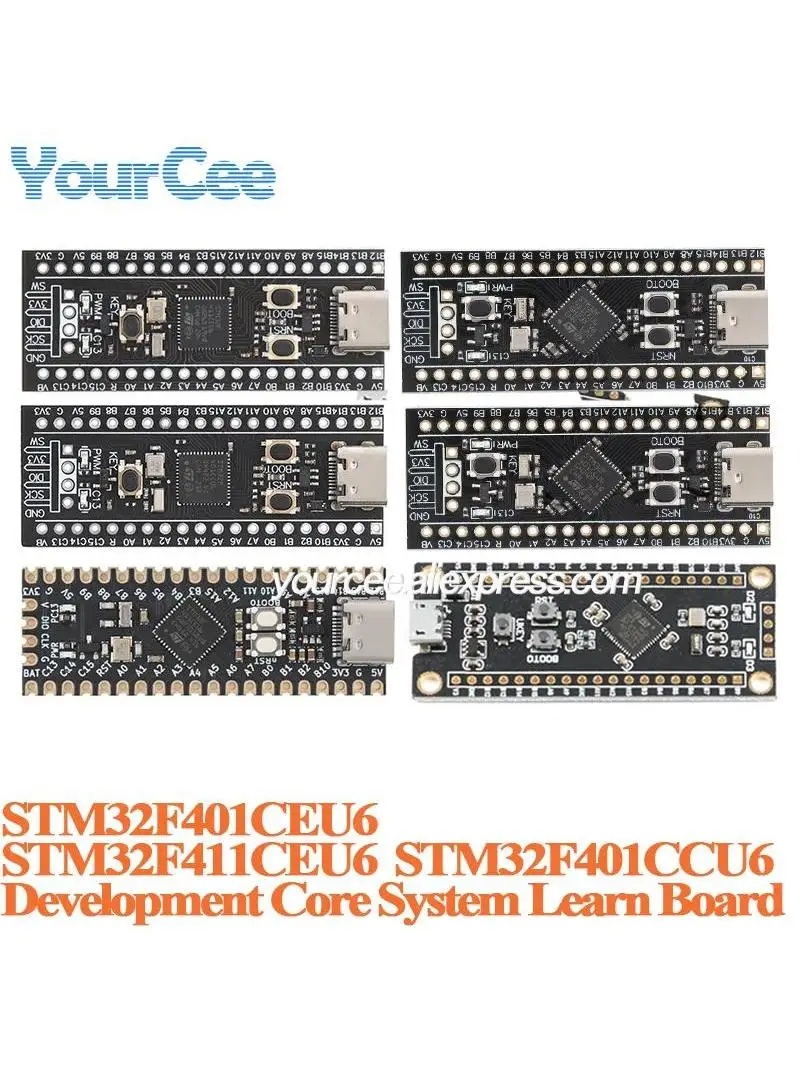 5 szt./1 szt. STM32F401 STM32F411 STM32F401CCU6 STM32F411CEU6 STM32F401RCT6 Minimalny Systemowy Moduł Płytki Rozwojowej do Nauki i Rozbudowy Systemów — zdjęcie 2