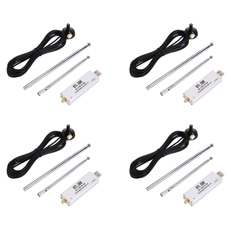 

Hot Sale4x For RTL-SDR Blog RTL SDR Receiver V3 RTL2832U 0.1Mhz-1.7Ghz TCXO SMA Software Defined Radio Receiver With Antenna