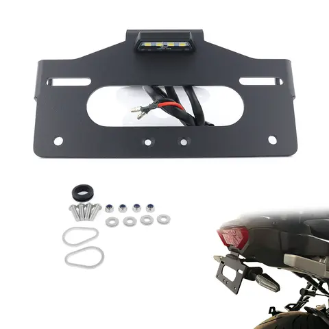For Yamaha Tracer 9 GT 2021-2026 Tracer 9 GT PLUS 2023-2026 Motorcycle License Plate Holder Bracket Tail Tidy Fender Eliminator