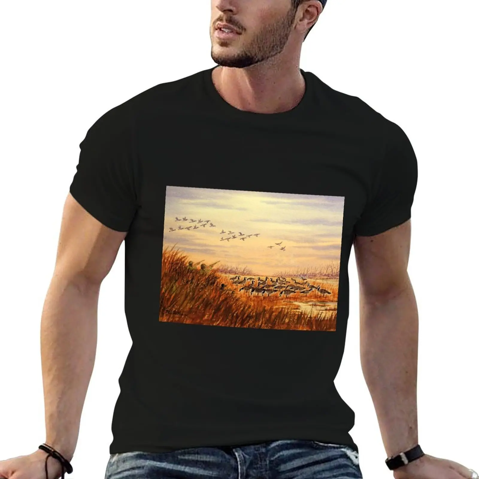 Goose Hunting Companions T-Shirt t shirts designer funny t shirts dark humor mens graphic t shirts T-shirt
