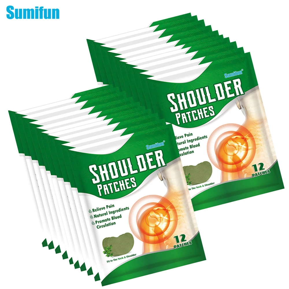 

120Pcs Shoulder Muscle Pain and Joints Patches Wormwood Creatine Rheumatoid Arthritis Medical Plaster Counterpain Stickers