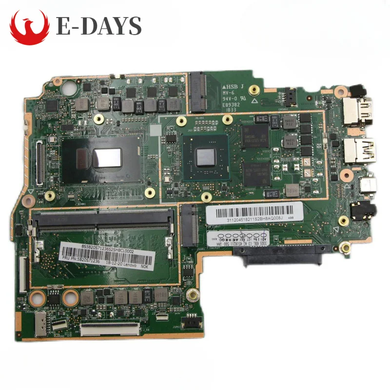 

5B20R07347 5B20S71240 Mainboard for Lenovo Ideapad 330S-15IKB Laptop Motherboard with I3-8130U I5-8250U CPU 100% Tested Ok