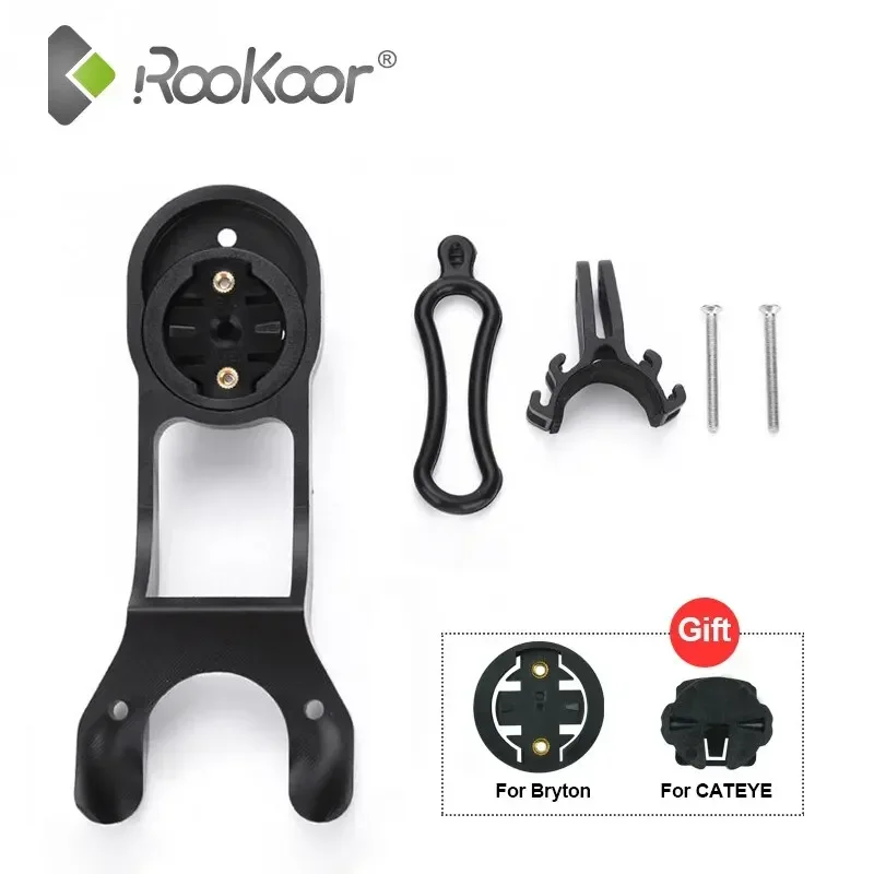 Rookoor Bicycle Computer Holder Bracket Polyoxymethylene Odometer Extension Bike  Mount for Garmin Bryton Cateye Accessories