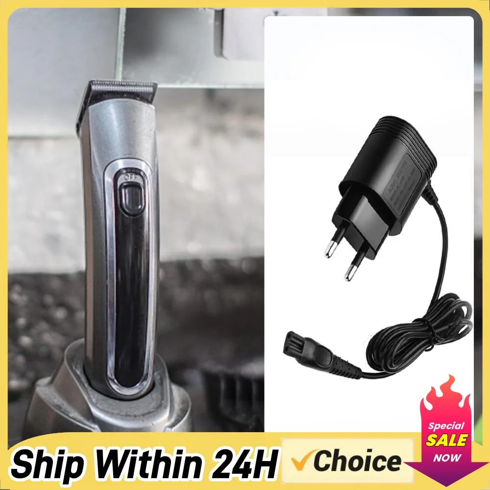 Electric 2-Prong Charger EU Plug Charger Power Supply Cord Adapter for Shavers HQ8505/6070/6075/6095