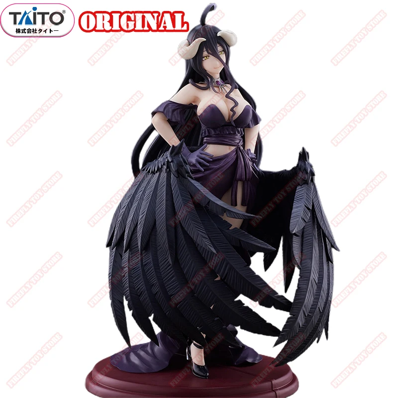 TAITO AMP Original Overload Animation Game Peripheral Toys Albedo Black Dress Anime Action Figures Model Collection