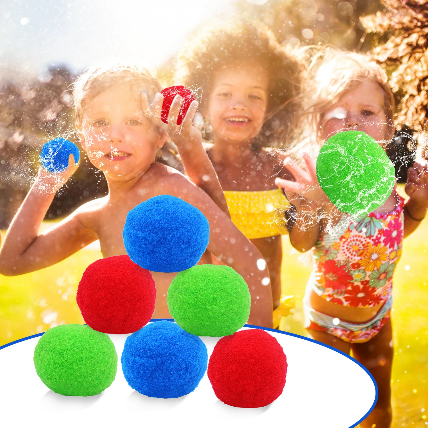 Outdoor water toys, children's swimming pools, beach entertainment parties, water balloons, water fights, water cotton balls