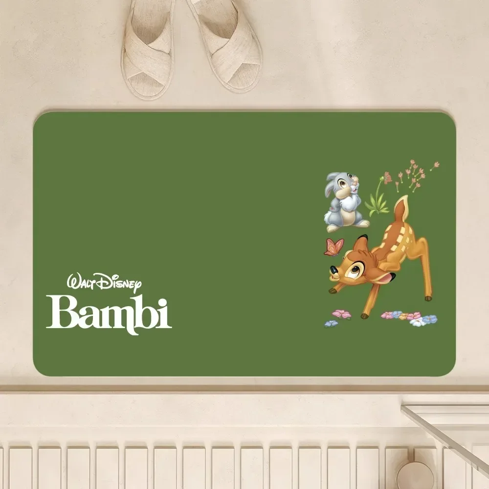 MINISO Bambi Floor Mat Anti-Slip Kitchen Bedroom Tufted Rug Carpet Living Room Entrance Rug Home Decor